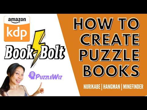 Create PUZZLE BOOK That Sells | KDP Low Content Book Idea | Bookbolt Puzzlewiz Tutorial