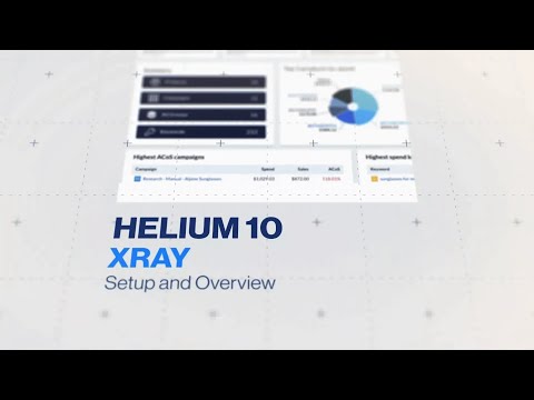 Amazon Product Analysis - Xray Setup & Overview | Helium 10