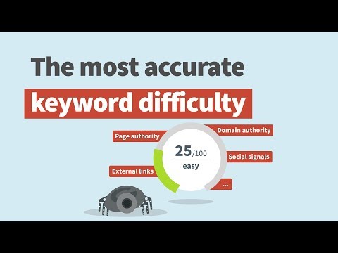 Get the most accurate keyword difficulty score in keyword research